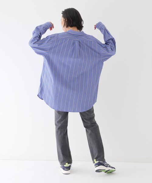 JOINT WORKS(ジョイントワークス)の「B.Dカラー シャツ(シャツ/ブラウス・レディース・グリーン/ブルー系その他/ブルー/イエロー・FREE)」の21枚目の写真