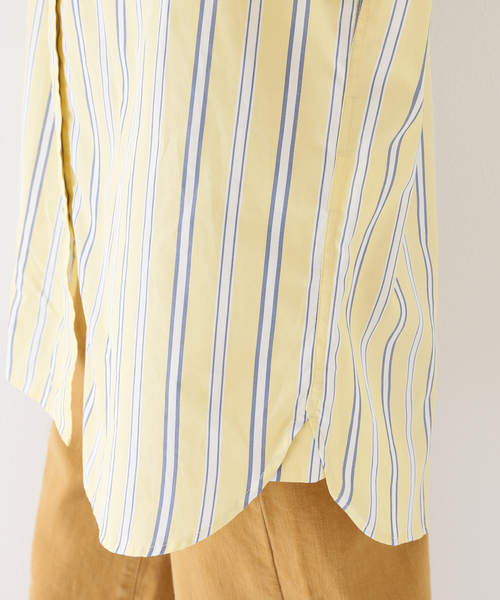 JOINT WORKS(ジョイントワークス)の「B.Dカラー シャツ(シャツ/ブラウス・レディース・グリーン/ブルー系その他/ブルー/イエロー・FREE)」の6枚目の写真