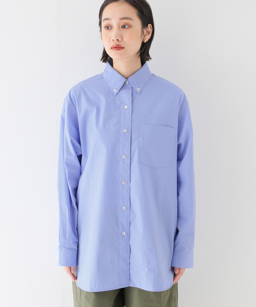 JOINT WORKS(ジョイントワークス)の「B.Dカラー シャツ(シャツ/ブラウス・レディース・グリーン/ブルー系その他/ブルー/イエロー・FREE)」の8枚目の写真