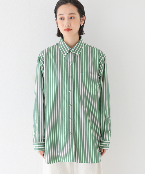 JOINT WORKS(ジョイントワークス)の「B.Dカラー シャツ(シャツ/ブラウス・レディース・グリーン/ブルー系その他/ブルー/イエロー・FREE)」の10枚目の写真