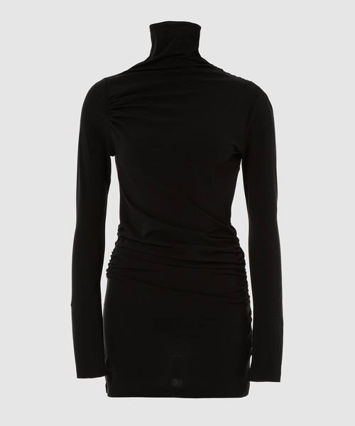 BELPER(ベルパー)の「TWISTED TOP(Tシャツ/カットソー・レディース・ブラック/ブルー/パープル・2(M))」の2枚目の写真