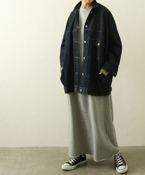 JOURNAL STANDARD LUXE(ジャーナルスタンダード ラックス)の「10OZデニム BIG Gジャン(デニムジャケット・レディース・ネイビー・FREE)」の19枚目の写真