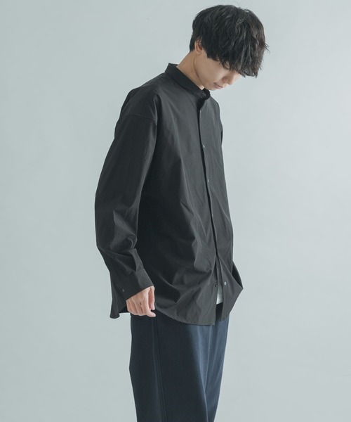 FORK&SPOON（フォークアンドスプーン）の「『ユニセックス』FORK&SPOON　ショートカラーシャツ（シャツ/ブラウス・メンズ・ブラック/グリーン系その他・4/5）」の18枚目の写真