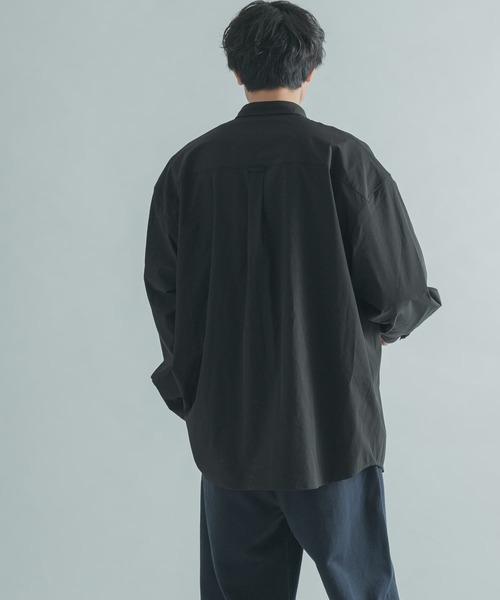 FORK&SPOON（フォークアンドスプーン）の「『ユニセックス』FORK&SPOON　ショートカラーシャツ（シャツ/ブラウス・メンズ・ブラック/グリーン系その他・4/5）」の17枚目の写真