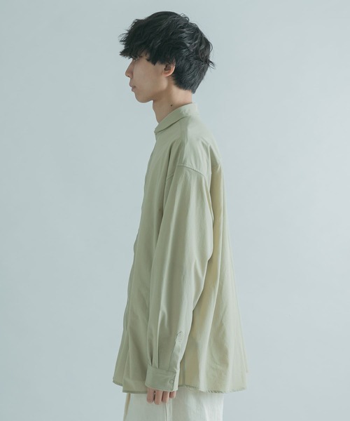 FORK&SPOON（フォークアンドスプーン）の「『ユニセックス』FORK&SPOON　ショートカラーシャツ（シャツ/ブラウス・メンズ・ブラック/グリーン系その他・4/5）」の13枚目の写真