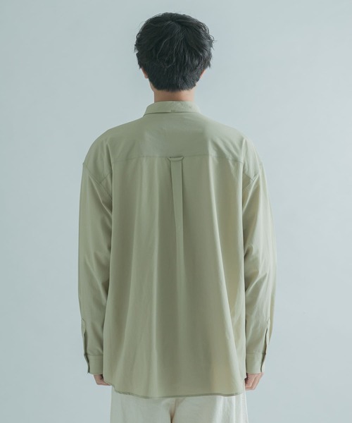 FORK&SPOON（フォークアンドスプーン）の「『ユニセックス』FORK&SPOON　ショートカラーシャツ（シャツ/ブラウス・メンズ・ブラック/グリーン系その他・4/5）」の12枚目の写真