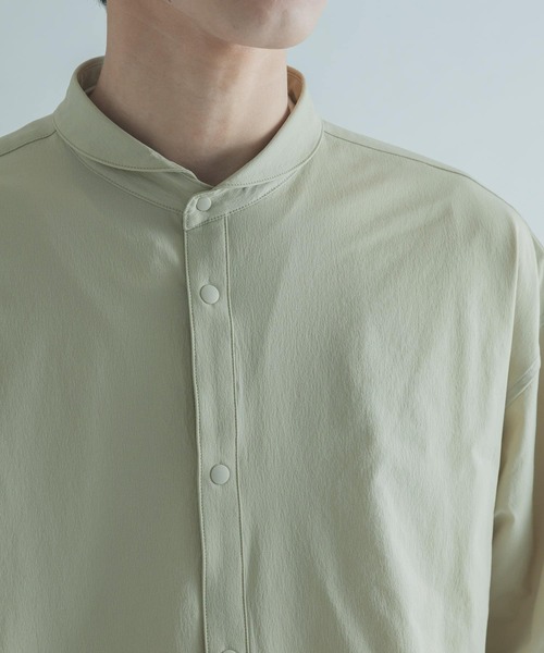 FORK&SPOON（フォークアンドスプーン）の「『ユニセックス』FORK&SPOON　ショートカラーシャツ（シャツ/ブラウス・メンズ・ブラック/グリーン系その他・4/5）」の11枚目の写真