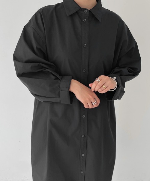 WILLFULLY（ウィルフリー）の「tuck sleeve bi color stitch shirt OP  