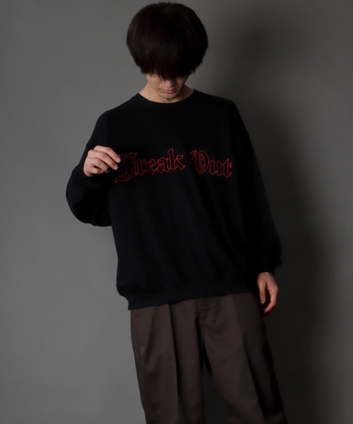 セール】old england patch logo sweat shirt/オールド