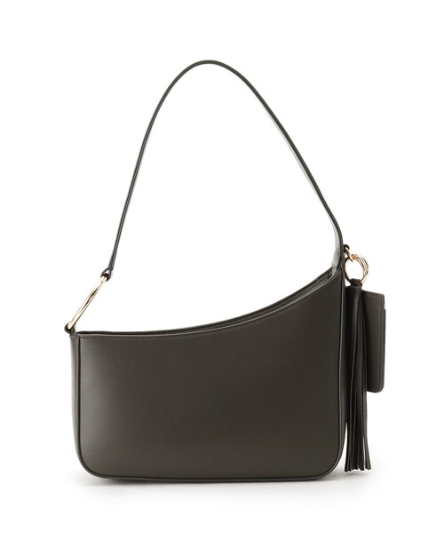 INDIVI（インディヴィ）の「◆【Oggi 11月号掲載/滝沢カレンさん着用】スクエアフォルムバッグ（ショルダーバッグ・レディース・ダークブラウン/イエロー/ブラック・00）」の6枚目の写真