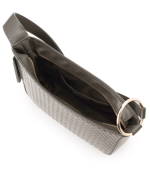 INDIVI（インディヴィ）の「◆【Oggi 11月号掲載/滝沢カレンさん着用】スクエアフォルムバッグ（ショルダーバッグ・レディース・ダークブラウン/イエロー/ブラック・00）」の12枚目の写真