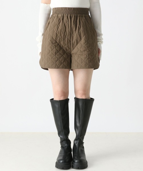 Heather（ヘザー）の「キルティングショートパンツ　172287（その他パンツ・レディース・カーキ/ブラック・FREE）」の11枚目の写真