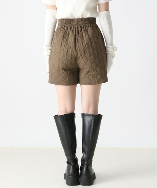 Heather（ヘザー）の「キルティングショートパンツ　172287（その他パンツ・レディース・カーキ/ブラック・FREE）」の13枚目の写真