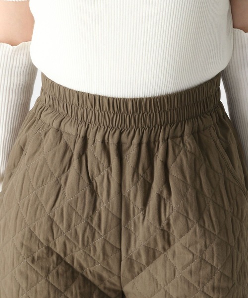Heather（ヘザー）の「キルティングショートパンツ　172287（その他パンツ・レディース・カーキ/ブラック・FREE）」の6枚目の写真