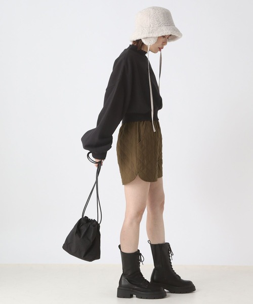 Heather（ヘザー）の「キルティングショートパンツ　172287（その他パンツ・レディース・カーキ/ブラック・FREE）」の22枚目の写真