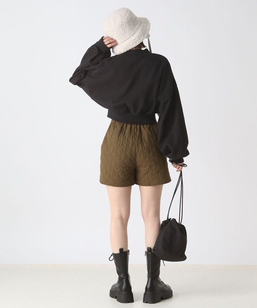 Heather（ヘザー）の「キルティングショートパンツ　172287（その他パンツ・レディース・カーキ/ブラック・FREE）」の21枚目の写真