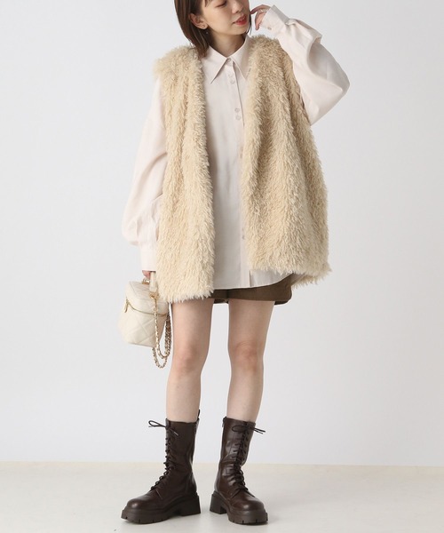 Heather（ヘザー）の「キルティングショートパンツ　172287（その他パンツ・レディース・カーキ/ブラック・FREE）」の19枚目の写真