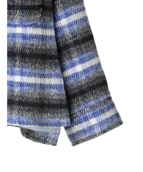 earth music&ecology（アースミュージックアンドエコロジー）の「チェックCPOジャケット（その他アウター・レディース・ブラウン/ブラック・FREE）」の11枚目の写真