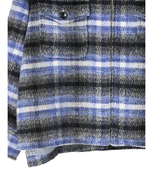 earth music&ecology（アースミュージックアンドエコロジー）の「チェックCPOジャケット（その他アウター・レディース・ブラウン/ブラック・FREE）」の10枚目の写真