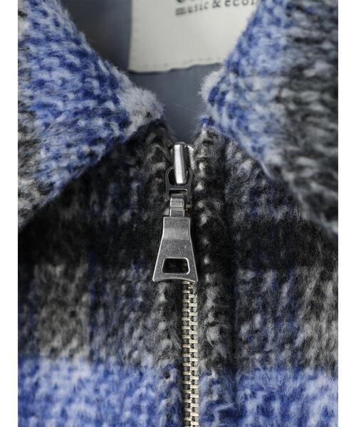 earth music&ecology（アースミュージックアンドエコロジー）の「チェックCPOジャケット（その他アウター・レディース・ブラウン/ブラック・FREE）」の9枚目の写真