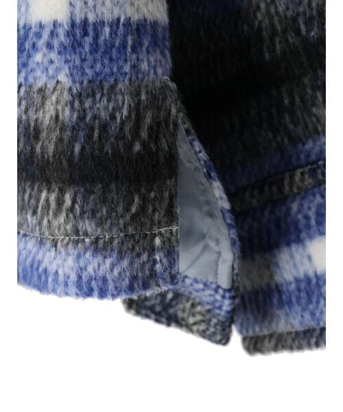 earth music&ecology（アースミュージックアンドエコロジー）の「チェックCPOジャケット（その他アウター・レディース・ブラウン/ブラック・FREE）」の7枚目の写真