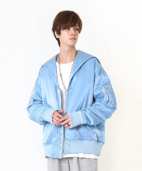 MILKBOY sailor MA-1 黒　ブルゾン　セーラー MILKBOY（ミルクボーイ）の「SAILOR MA-1（MA-1）」 - WEAR