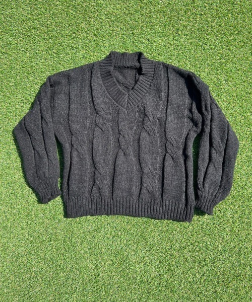 BEATJIVE(ビートジャイブ)の「Vネック ニット セーター レディース(ニット/セーター・レディース・ピンク/グレー/ホワイト/ブラック/レッド・FREE)」の13枚目の写真