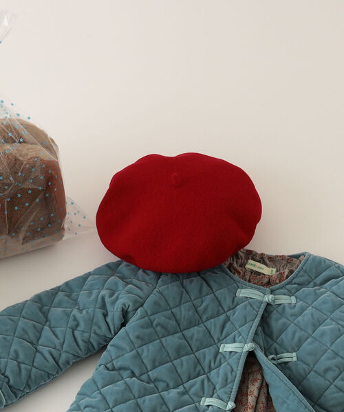 こども ビームス（コドモビームス）の「LAULHERE / BASQUE ベレー帽 22（ハンチング/ベレー帽・キッズ・レッド/ブラック/ブルー系その他3・ONE SIZE）」の5枚目の写真