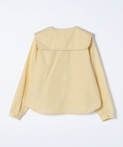 SHIPS any（シップス エニィ）の「SHIPS any: ビックカラー ブラウス<KIDS>（シャツ/ブラウス・キッズ・ネイビー/ベージュ・S(110-120)/M(125-135)/L(140-150)）」の15枚目の写真