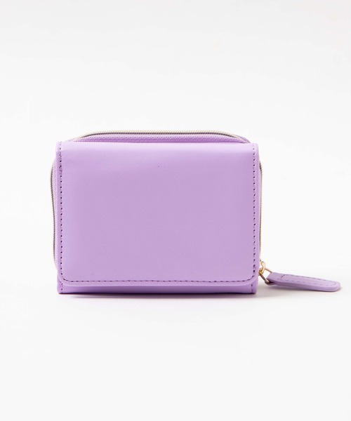 WEGO（ウィゴー）の「WEGO/10ポケット三つ折りウォレット（財布・レディース・ブラック/ライム/ライトグレー/ライトパープル/オレンジ・FREE）」の7枚目の写真