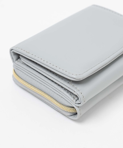 WEGO（ウィゴー）の「WEGO/10ポケット三つ折りウォレット（財布・レディース・ブラック/ライム/ライトグレー/ライトパープル/オレンジ・FREE）」の11枚目の写真