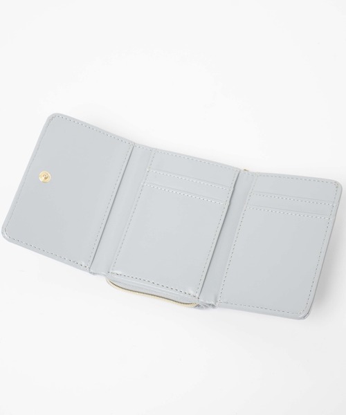 WEGO（ウィゴー）の「WEGO/10ポケット三つ折りウォレット（財布・レディース・ブラック/ライム/ライトグレー/ライトパープル/オレンジ・FREE）」の13枚目の写真