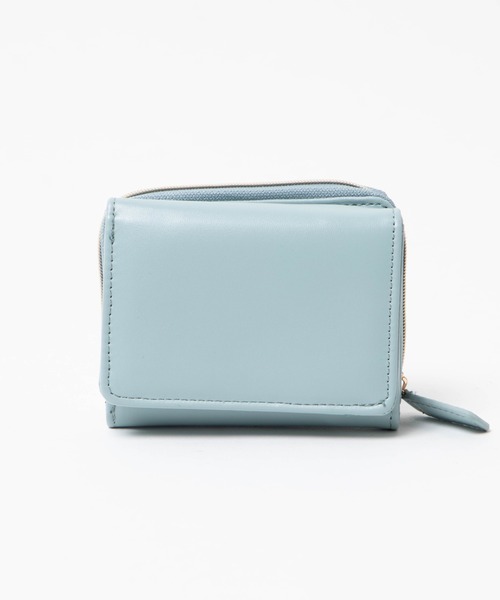 WEGO（ウィゴー）の「WEGO/10ポケット三つ折りウォレット（財布・レディース・ブラック/ライム/ライトグレー/ライトパープル/オレンジ・FREE）」の8枚目の写真