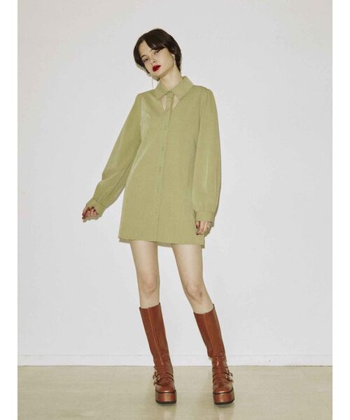 jouetie（ジュエティ）の「カットアウトグッドガールワンピース（ワンピース・レディース・ブラック/グレー/グリーン・MEDIUM）」の13枚目の写真