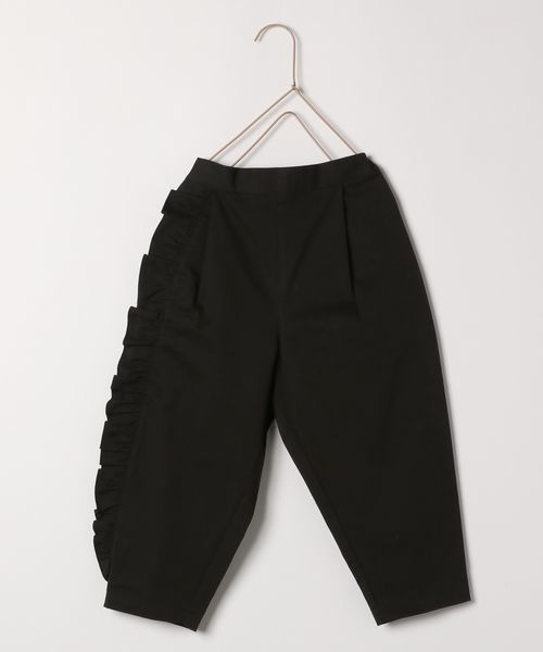 LOWRYS FARM（ローリーズファーム）の「フリルパンツ　180386（チノパンツ・キッズ・ブラック/ベージュ・110cm/120cm/130cm/140cm/150cm）」の3枚目の写真
