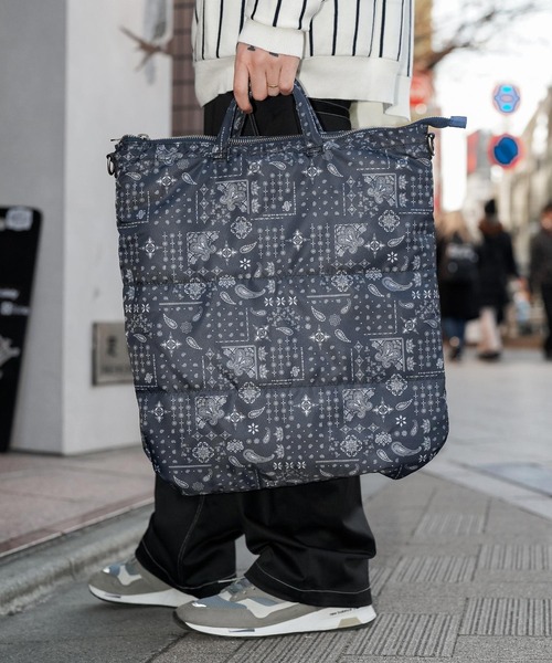 Subciety(サブサエティ)の「REVERSIBLE HELMET BAG(ショルダーバッグ・メンズ・ネイビー/ブラック/カーキ・FREE)」の20枚目の写真