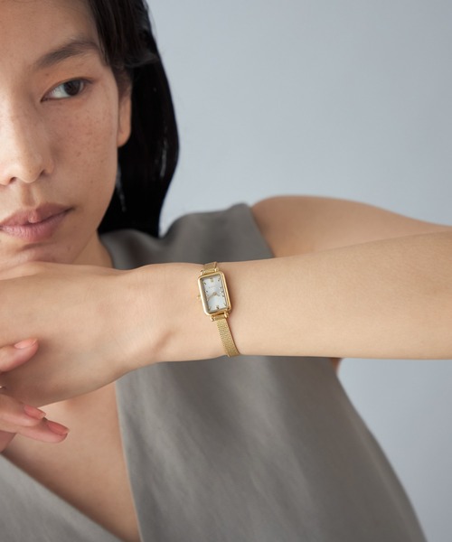 Jouete(ジュエッテ)の「タイムピース レクタングル(アナログ腕時計・レディース・シルバー/ブラック系その他/ピンクゴールド/イエローゴールド/ゴールド系その他・FREE)」の16枚目の写真