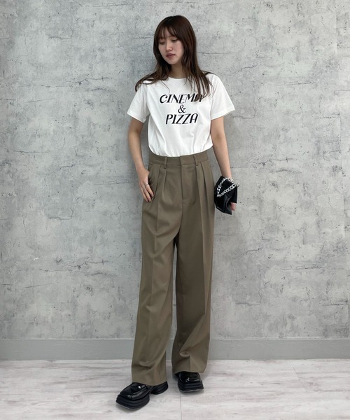 EPIMI E'PIMMY（エピミエピミー）の「ツータックワイドスラックス（スラックス・レディース・ピンク/ブラウン/ブラック/杢グレー・SMALL/MEDIUM）」の12枚目の写真