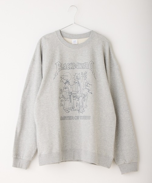 WHIMSIC（ウィムジック）の「【ink×FOTL×WHIMSIC】プリントスウェットプルオーバー（スウェット・メンズ・ホワイト系その他/チャコールグレー/グレー系その他/グレー系その他2・FREE）」の4枚目の写真