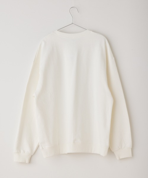 WHIMSIC（ウィムジック）の「【ink×FOTL×WHIMSIC】プリントスウェットプルオーバー（スウェット・メンズ・ホワイト系その他/チャコールグレー/グレー系その他/グレー系その他2・FREE）」の6枚目の写真