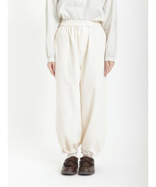 Samansa Mos2(サマンサ モスモス)の「ツイル柄アソート裾ドロストパンツ(その他パンツ・レディース・キナリ/グリーン/ネイビー/ベージュ・フリ-)」の8枚目の写真