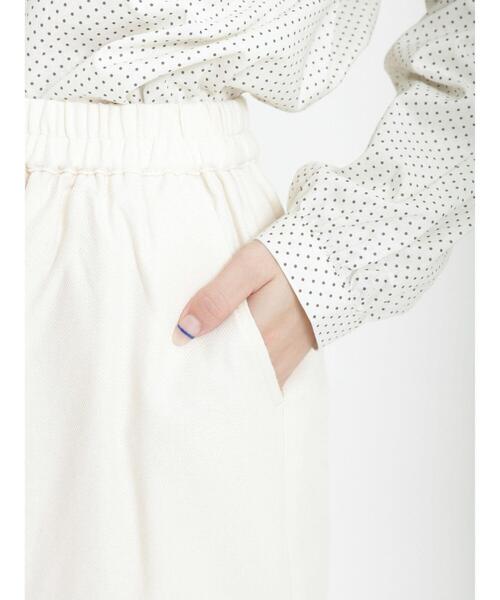 Samansa Mos2(サマンサ モスモス)の「ツイル柄アソート裾ドロストパンツ(その他パンツ・レディース・キナリ/グリーン/ネイビー/ベージュ・フリ-)」の12枚目の写真