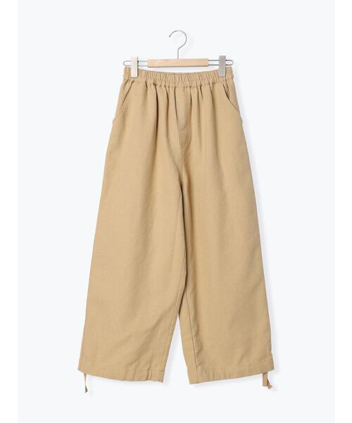 Samansa Mos2(サマンサ モスモス)の「ツイル柄アソート裾ドロストパンツ(その他パンツ・レディース・キナリ/グリーン/ネイビー/ベージュ・フリ-)」の16枚目の写真