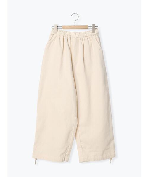 Samansa Mos2(サマンサ モスモス)の「ツイル柄アソート裾ドロストパンツ(その他パンツ・レディース・キナリ/グリーン/ネイビー/ベージュ・フリ-)」の18枚目の写真