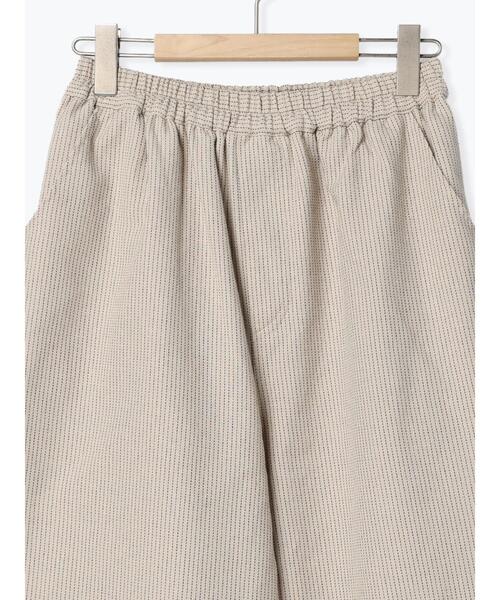 Samansa Mos2(サマンサ モスモス)の「ツイル柄アソート裾ドロストパンツ(その他パンツ・レディース・キナリ/グリーン/ネイビー/ベージュ・フリ-)」の21枚目の写真