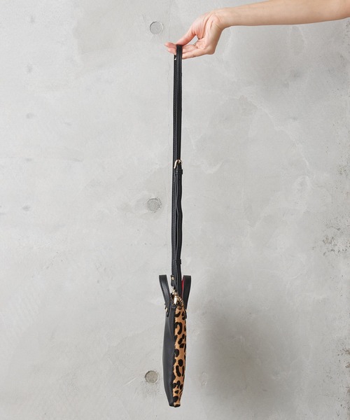 Pal collection（パルコレクション）の「ハラコ風エコバック付スマホポシェット2（ショルダーバッグ・レディース・ブラック系その他2/ホワイト・FREE）」の14枚目の写真