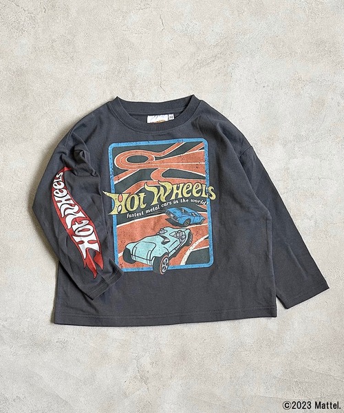 MARKEY'S（マーキーズ）の「プリントロンT(80～150cm)（Tシャツ/カットソー・キッズ・オフホワイト/ブラック/ホワイト/チャコール・120/130/140/150/80/100/110/95/90）」の4枚目の写真