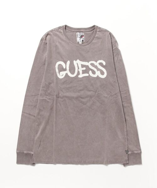 Guess（ゲス）の「GUESS X BRANDALISED(R) WITH GRAFFITI BY BANKSY L/S Balloon Girl Tee（Tシャツ/カットソー・メンズ・グレー/オレンジ・SMALL/MEDIUM/LARGE/X-LARGE）」の11枚目の写真