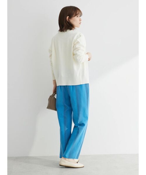 Green Parks(グリーンパークス)の「マルチストライプタックパンツ(その他パンツ・レディース・ブルー/ピンク・FREE)」の7枚目の写真