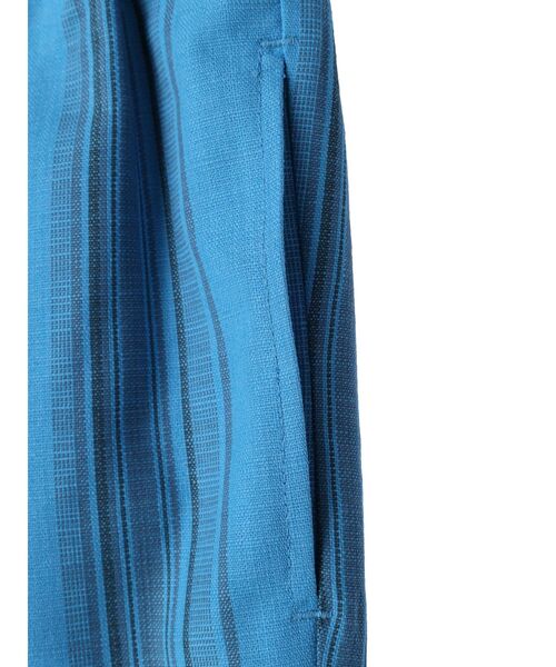 Green Parks(グリーンパークス)の「マルチストライプタックパンツ(その他パンツ・レディース・ブルー/ピンク・FREE)」の14枚目の写真